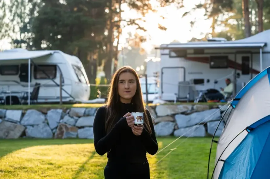 Camping Panorama Lipno ubytování ve stanu