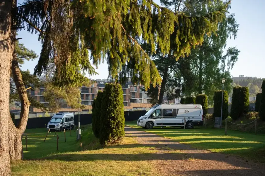 Camping Panorama Lipno ubytování v obytných vozech