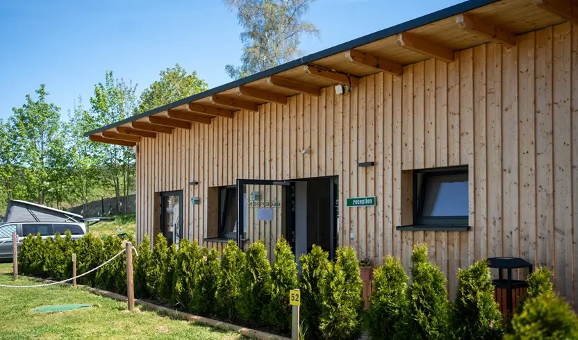 Recepce Camping Panorama Lipno
