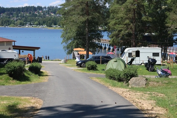 Camping Panorama Lipno pohled na vodu